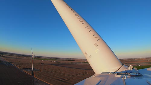 Wind park turbine