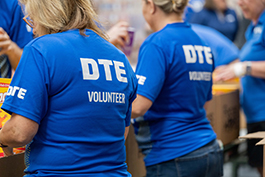 Corporate Communications team volunteered at Focus Hope packing food boxes for local seniors 